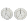 LOT 4 ASSIETTES ANCIENNES DONT 2 SARREGUEMINES
