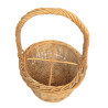 PANIER ROND PORTE BOUTEILLES EN OSIER