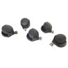 LOT 5 ROULETTES PIVOTANTES NYLON Ø5CM A VISSER