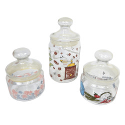 LOT 3 POTS HERMETIQUES EN...