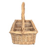 PANIER PORTE BOUTEILLES EN OSIER