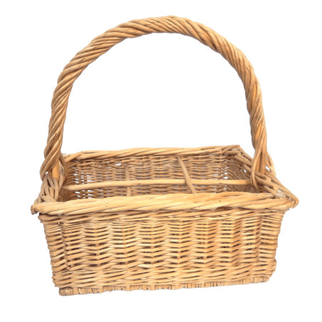 PANIER PORTE BOUTEILLES EN OSIER