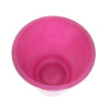 CACHE POT EN VERRE ROSE Ø15,5CM