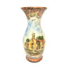 VASE EN CERAMIQUE DECOR PEINT A LA MAIN