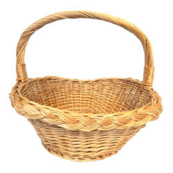 PETIT PANIER EN OSIER CARRE
