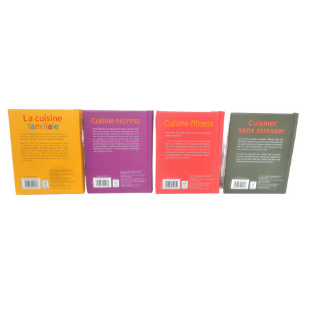 LOT 4 LIVRES DE CUISINE FORMAT POCHE N°1