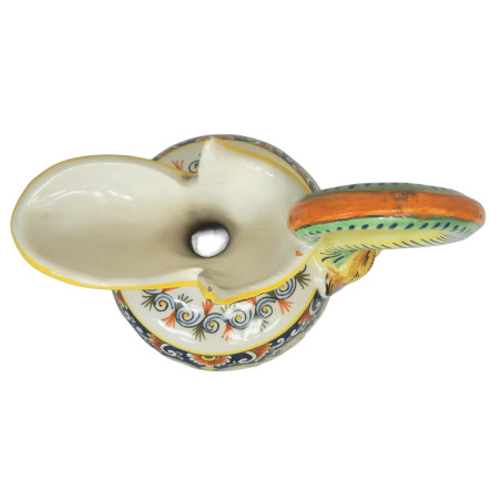 AIGUIERE EN FAÏENCE DE DESVRES FOURMAINTRAUX FRERES XIXEME