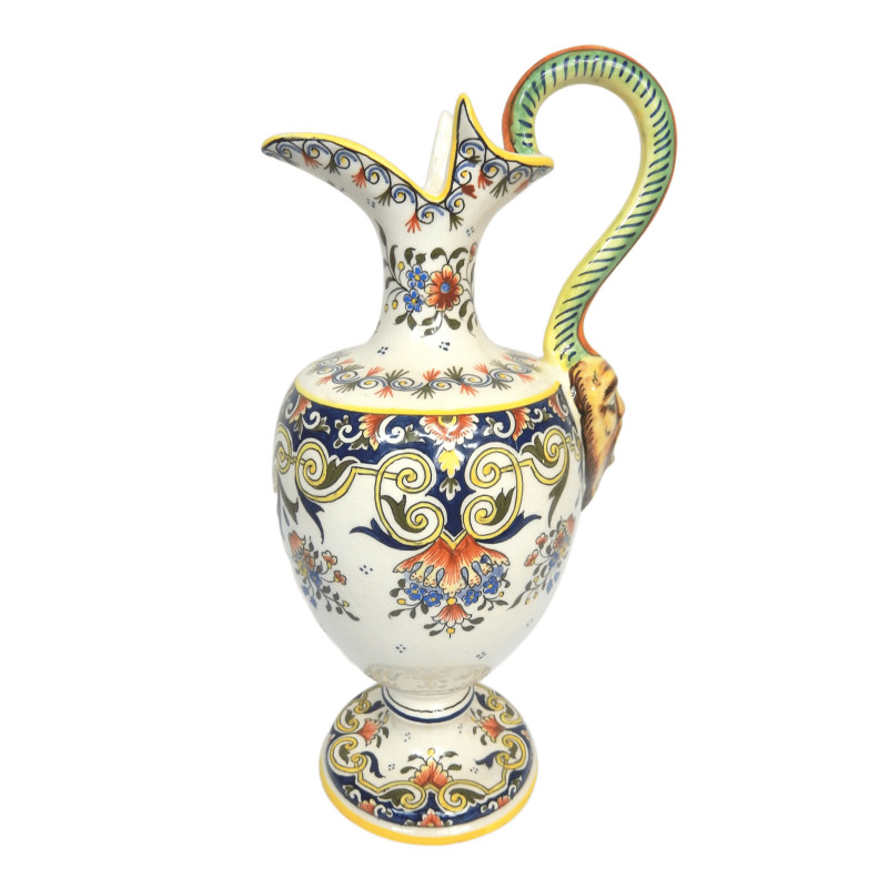 AIGUIERE EN FAÏENCE DE DESVRES FOURMAINTRAUX FRERES