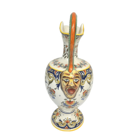 AIGUIERE EN FAÏENCE DE DESVRES FOURMAINTRAUX FRERES