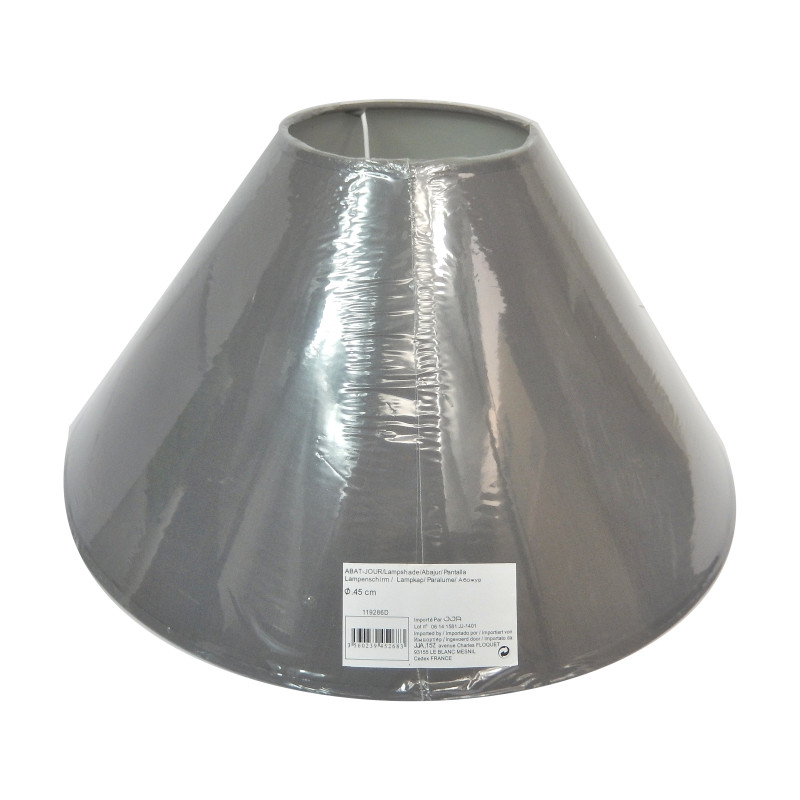ABAT JOUR GRIS ATMOSPHERA Ø45CM POUR LAMPE DE TABLE