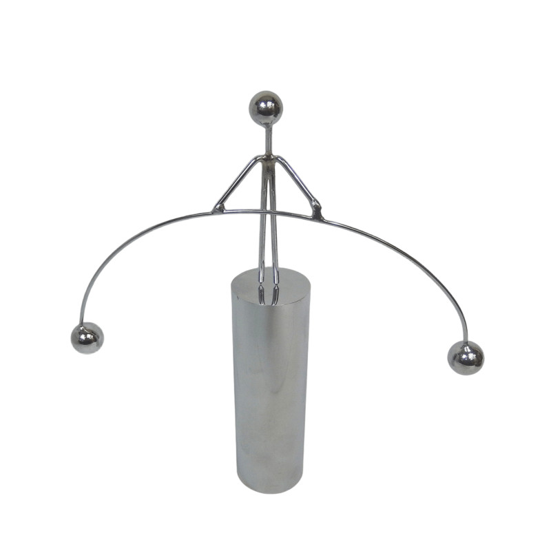 MOBILE FUNAMBULE BALANCIER EQUILIBRISTE METAL CHROMé