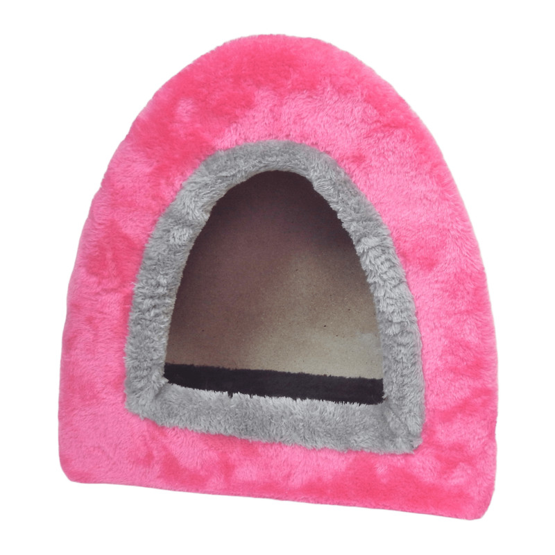NICHE MAISON A CHAT GAINAGE FOURRURE ET SISAL