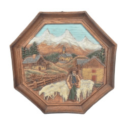 CADRE OCTOGONAL RESINE...