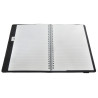 BLOC NOTES TROIKA ETUI SIMILI CUIR NOIR