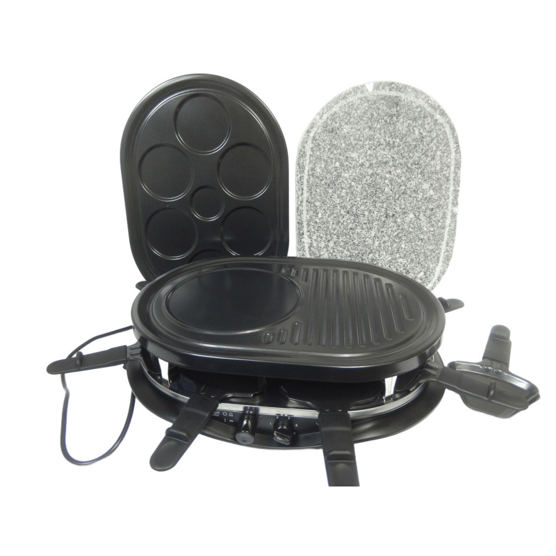 RACLETTE 4EN1 FIESTA RUSSELL HOBBS GRILL CREPIERE