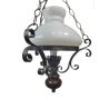 LUSTRE SUSPENSION STYLE PETROLE HAUTEUR 76,5 CM