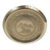 ASSIETTE MURALE EGYPTE SPHINX PYRAMIDES LAITON Ø17CM