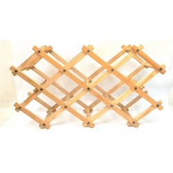 SUPPORT PORTE BOUTEILLES EN BOIS EXTENSIBLE