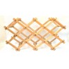 SUPPORT PORTE BOUTEILLES EN BOIS EXTENSIBLE