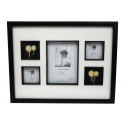 CADRE PORTE PHOTOS NOIR 42,5 x 33 CM