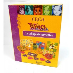 BOITE D'ACTIVITES MANUELLES COLLAGE DE SERVIETTES CREA WITCH