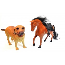 JOUETS CHIEN ET CHEVAL