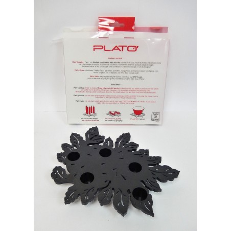 DESSOUS DE PLAT 3 FONCTIONS BOUGEOIR ET PORTE FLEURS PLATO