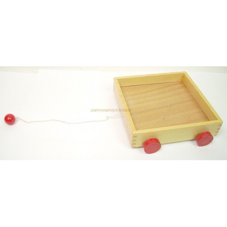 PETIT CHARIOT EN BOIS A TRAINER