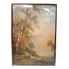 TABLEAU REPRODUCTION LISIERE DE FORET 49,5x68,5CM NEUF EMBALLE