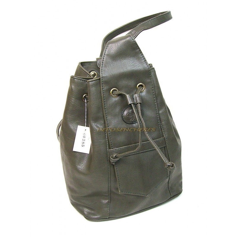 SAC PORTé EPAULE SIMILI CUIR COLORIS VERT BRONZE