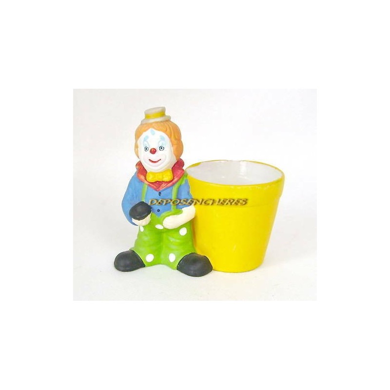 CACHE POT Ø6,5CM CLOWN HAUT.12CM