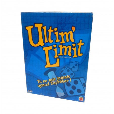 JEU DE CARTES ET DE DES ULTIM LIMIT MATTEL