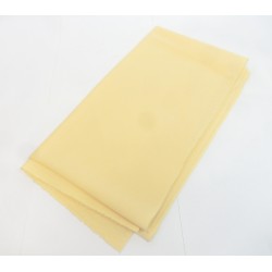CHUTE DE COUPON TISSU UNI JAUNE PÂLE 40X160CM