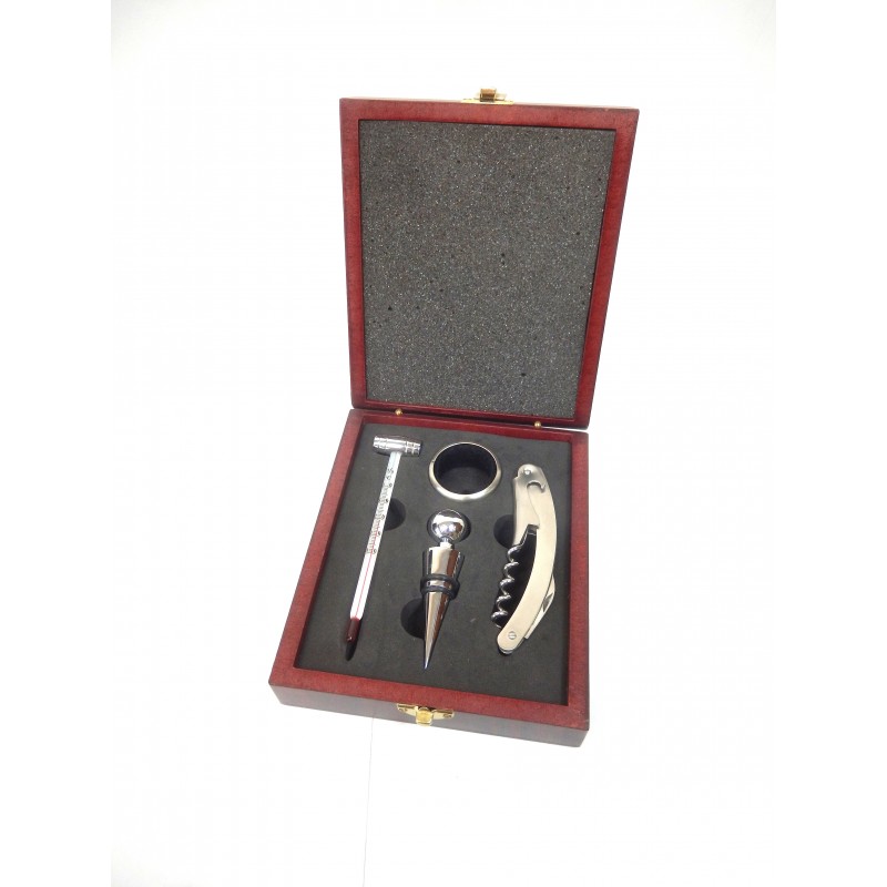 COFFRET SOMMELIER  4 ACCESSOIRES