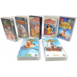 LOT 7 CASSETTES VHS DESSINS ANIMES DISNEY