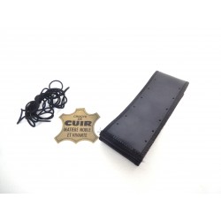COUVRE VOLANT CROUTE DE NOIR NOIR 38CM
