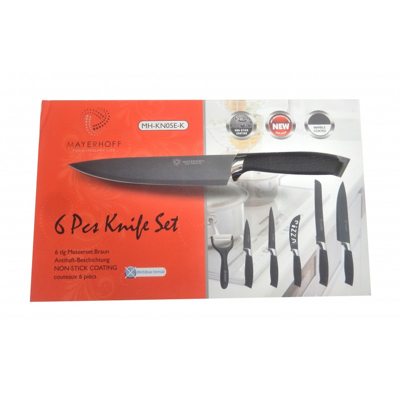 COFFRET 5 COUTEAUX ET 1 EPLUCHEUR MAYERHOFF COFFRET 5 COUTEAUX ET 1 EPLUCHEUR MAYERHOFF