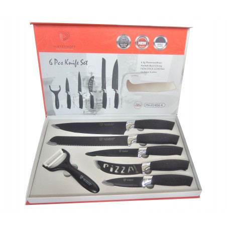 COFFRET 5 COUTEAUX ET 1 EPLUCHEUR MAYERHOFF