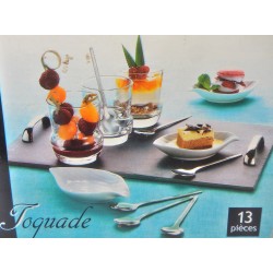 SERVICE APERITIF OU DESSERT TOQUADE 13 PIECES