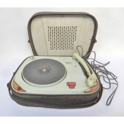 Tourne disque électrophone vintage TEPPAZ Oscar à restaurer