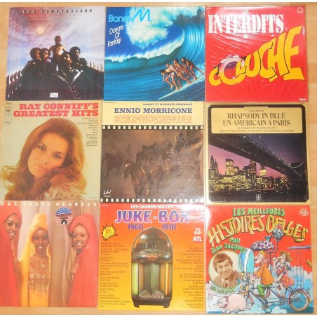 LOT 9 ALBUMS 33 TOURS FRANCE/INTERNATIONAL