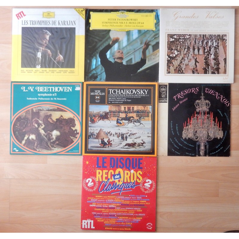 LOT 7 ALBUMS 33 TOURS CLASSIQUE ET VALSES LOT 7 ALBUMS 33 TOURS CLASSIQUE ET VALSES