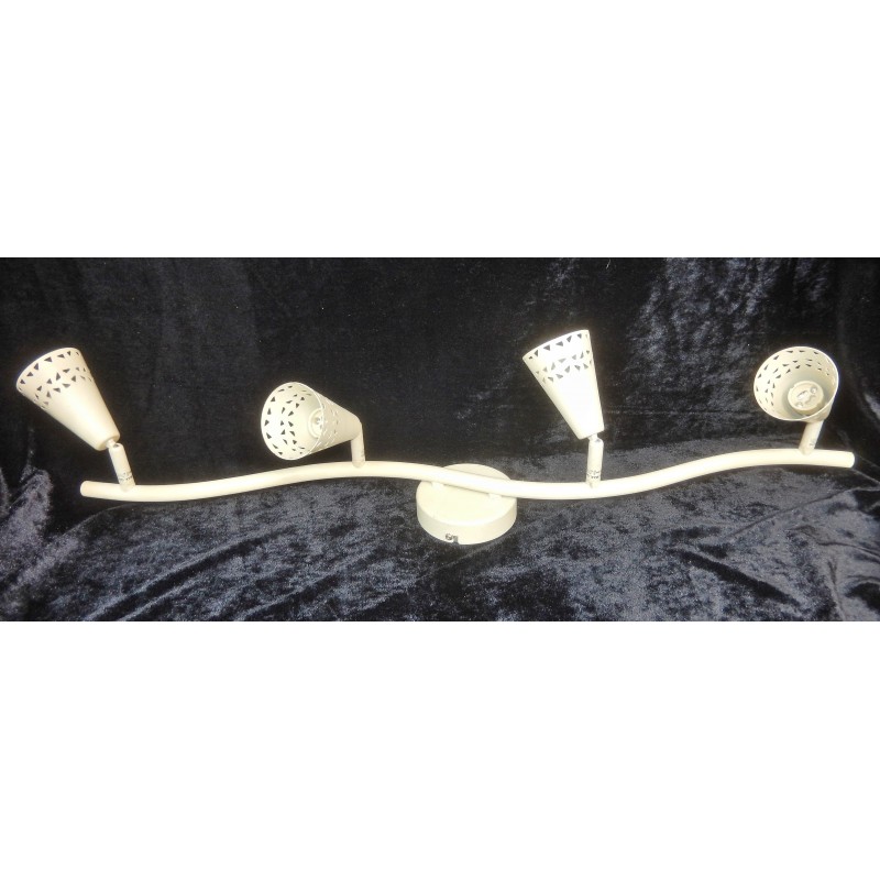 PLAFONNIER FORME S 4 LAMPES GU10 77CM PLAFONNIER FORME S 4 LAMPES GU10 77CM