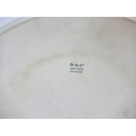 PLAT A TARTE PORCELAINE BERNARDAUD (B&C) LIMOGES