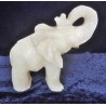 STATUETTE ELEPHANT EN ALBÂTRE HAUTEUR 21CM