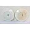 LOT 2 ASSIETTES DECOR FRUITS ST AMAND Ø20CM