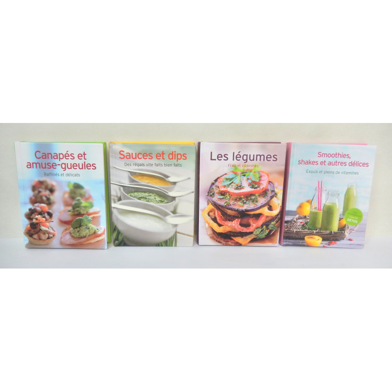 LOT 4 LIVRES DE CUISINE FORMAT POCHE N°2