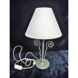 LAMPE DE CHEVET PIED METAL...