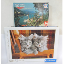 LOT PUZZLES CHATONS 500...