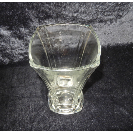 GRAND VASE EN VERRE TRANSPARENT HAUTEUR 24,7 CM